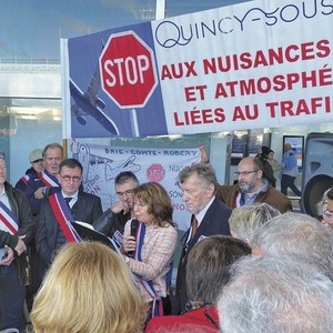 Brigitte Vermillet lors d'une manifestation de Drapo Manifestation