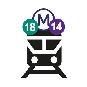 Logo Ligne 14 ou 18 Logo Ligne 14 ou 18