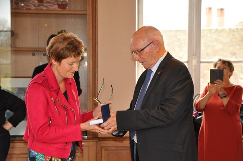 Remise des médailles du travail