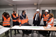 Site de maintenance ligne 14 avec les élus locaux