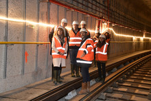 Site de maintenance ligne 14 avec les élus locaux