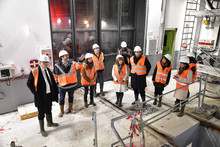 Site de maintenance ligne 14 avec les élus locaux