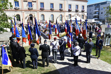 Inauguration de la borne du Serment de Koufra