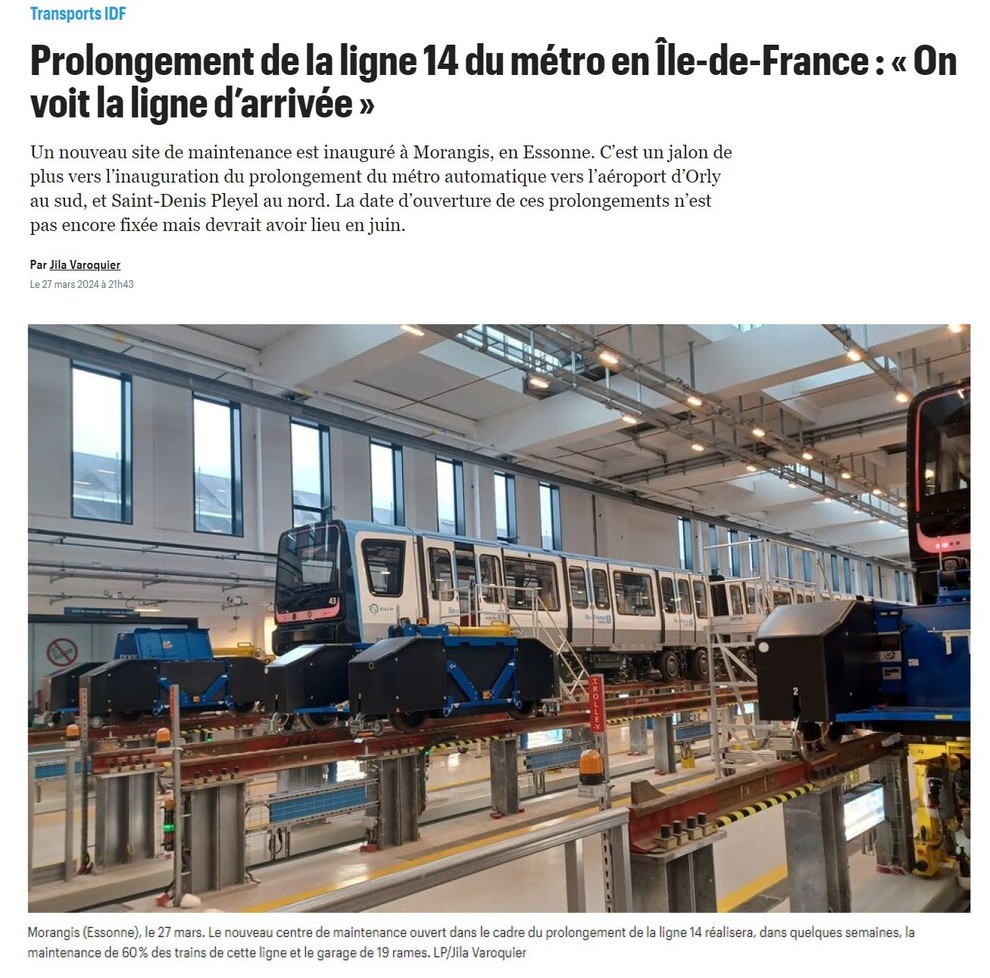 Article du Parisien (27/03/2024) Article du Parisien (27/03/2024)