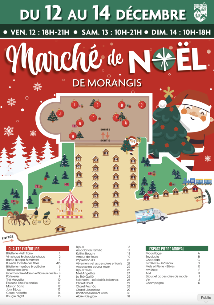 Plan Marché de Noël 