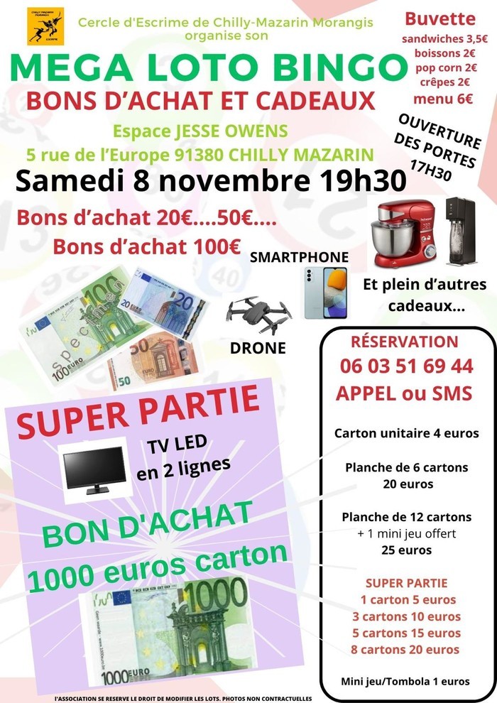 Affiche Loto Escrime Loto