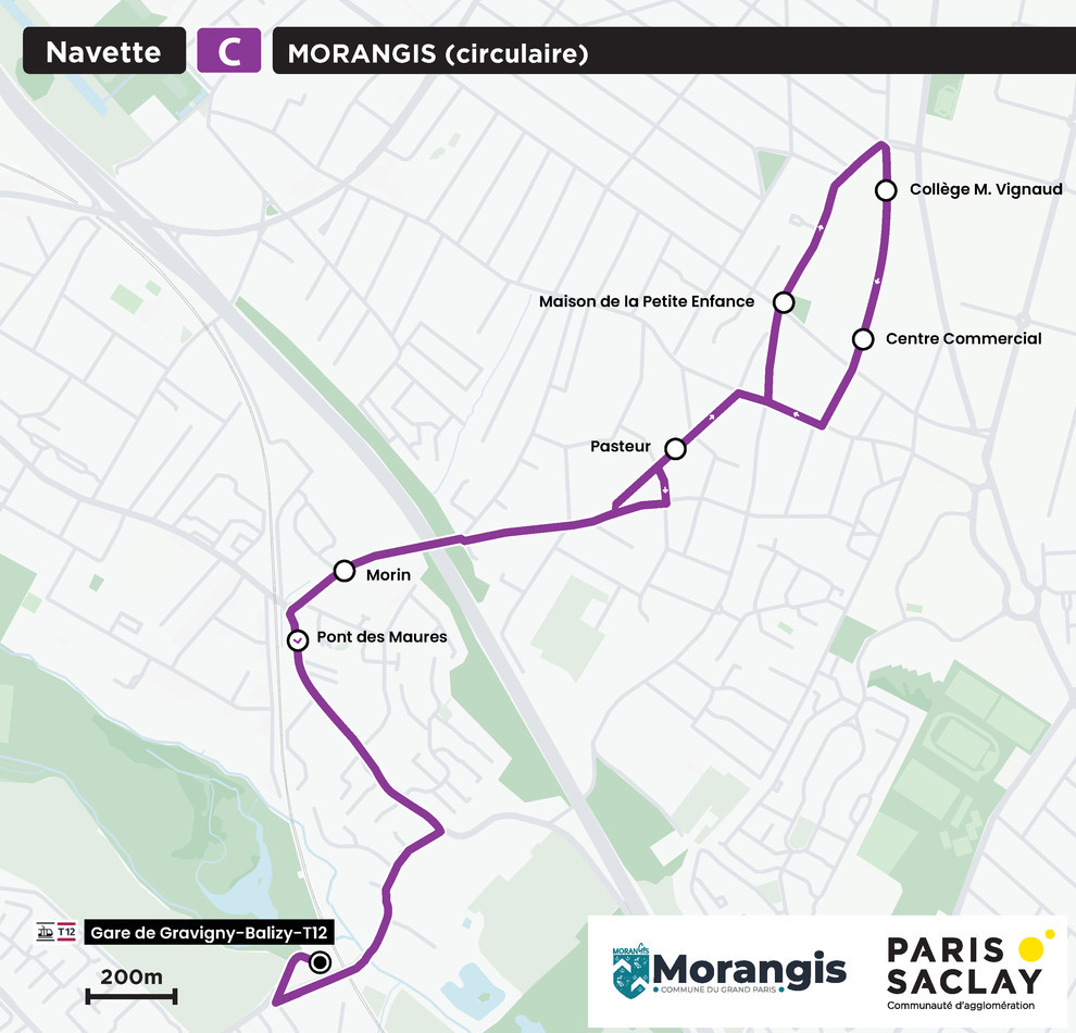 Nouvel itinéraire - Ligne C