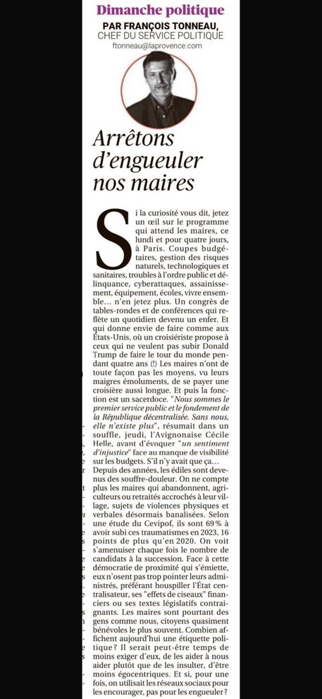 La Provence / 17 nov