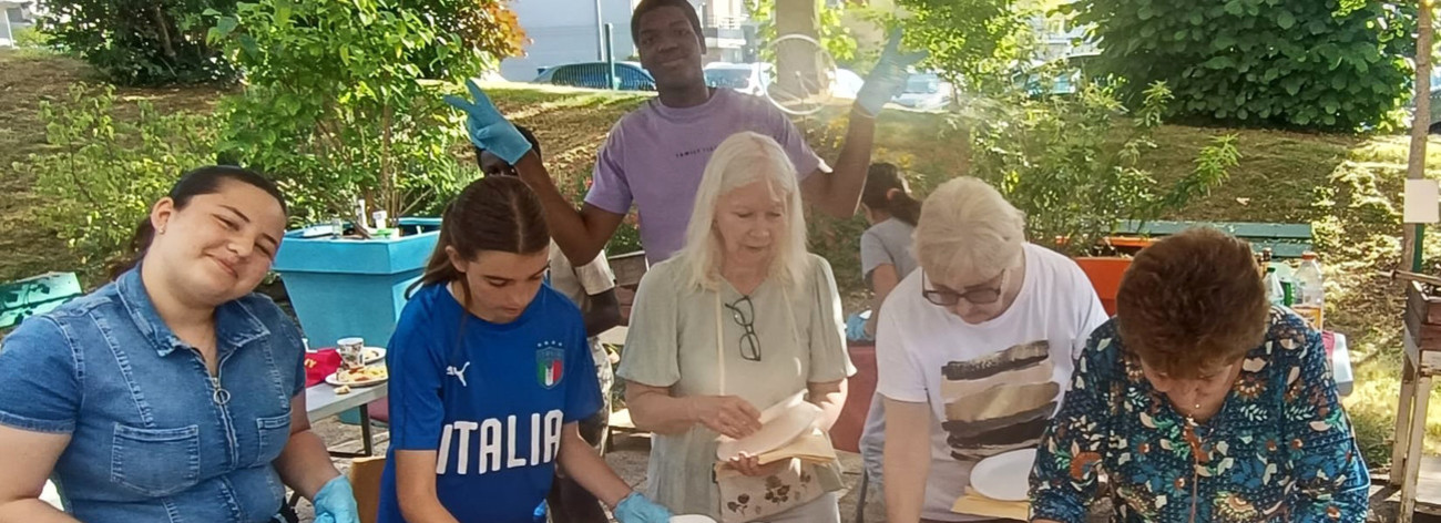 Barbecue intergenerationnel