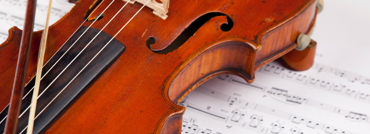 Violon et partition