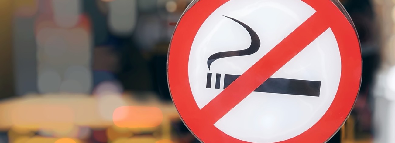 Panneau interdiction de fumer