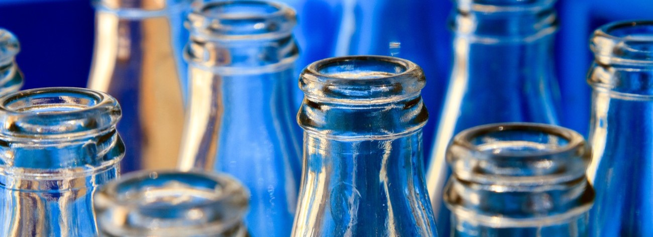 Bouteilles de verre