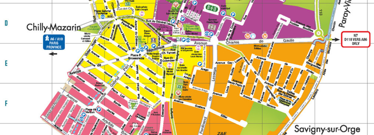 Plan de la ville