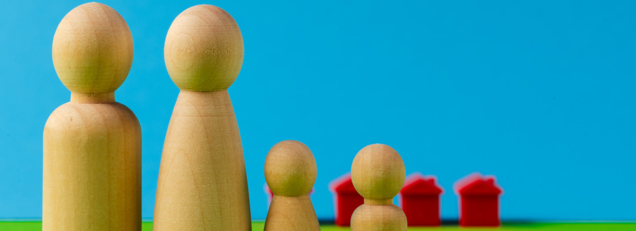 Famille de pion en bois