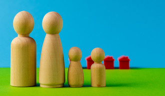 Famille de pion en bois